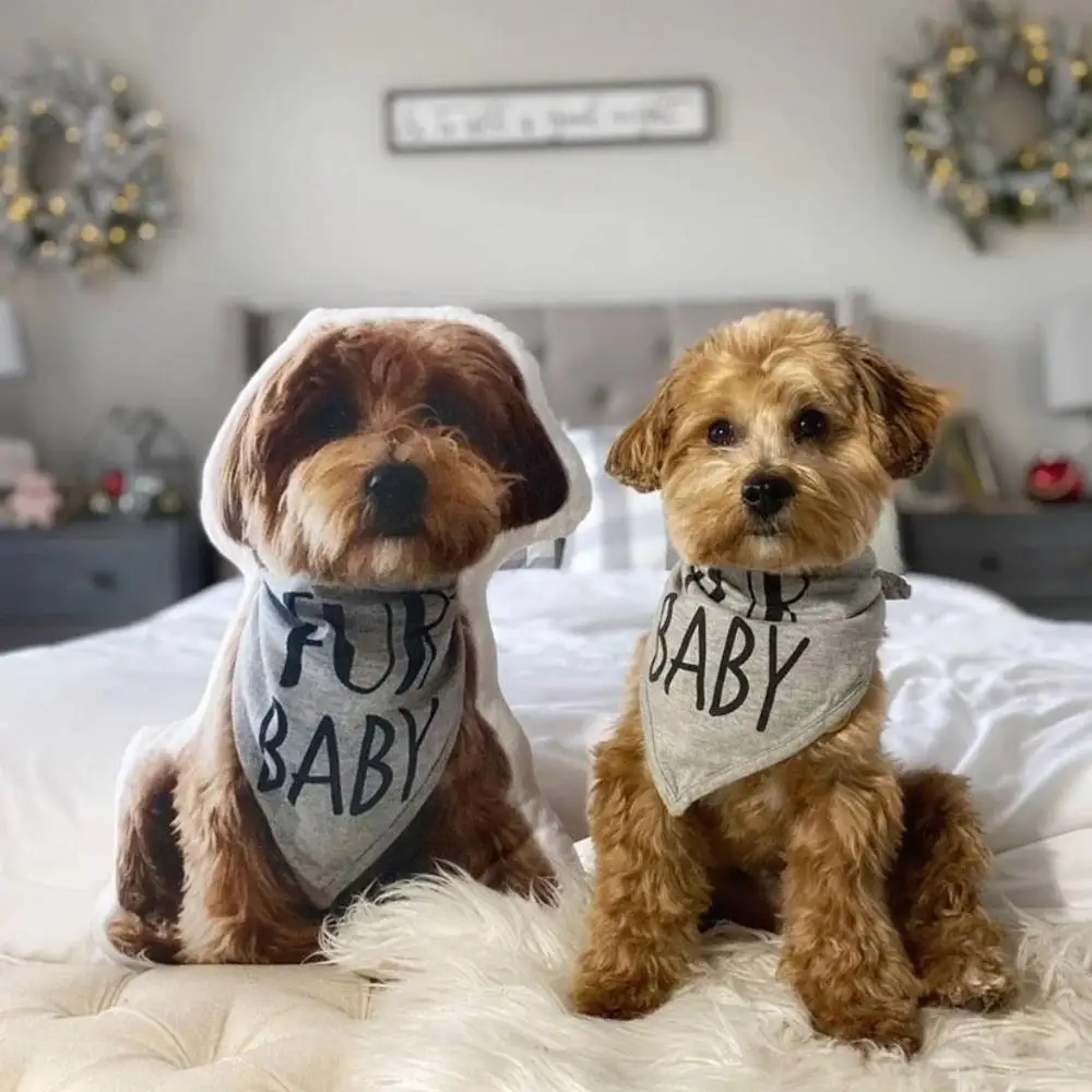 Подушка для питомца по фото на заказ персонализированная подушка в форме собаки