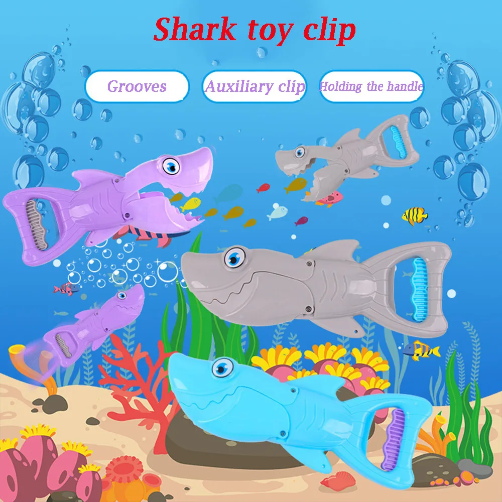 S-hark G-rabber Grabber Claw Game Snapper Bath Toy For Boys Girls Blue with Teeth Toys Kids Briquedos Birthday Gifts #ES | Игрушки и