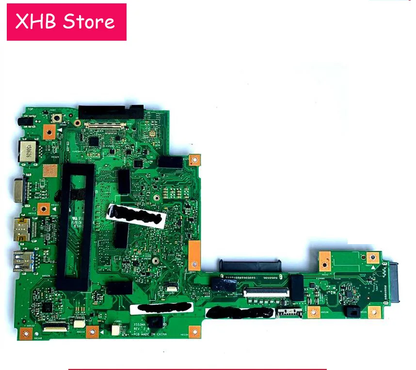 Материнская плата X553MA REV2.0 для Asus X503M F553MA F553M материнская ноутбука с процессором