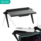 Настольная полка для телевизора, настольный органайзер для монитора, настенный держатель для комнаты, без отверстий, многофункциональный кронштейн