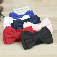relaxation fashion accessory belt without buckle girdle adornment skirt sweet style bow adornment elastic belt adjust freely