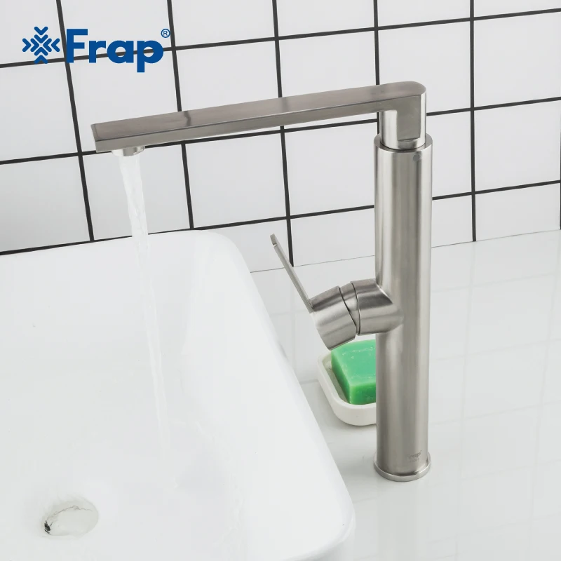 FRAP нержавеющий смеситель для раковины Смеситель с высоким изливом F10899-1 |
