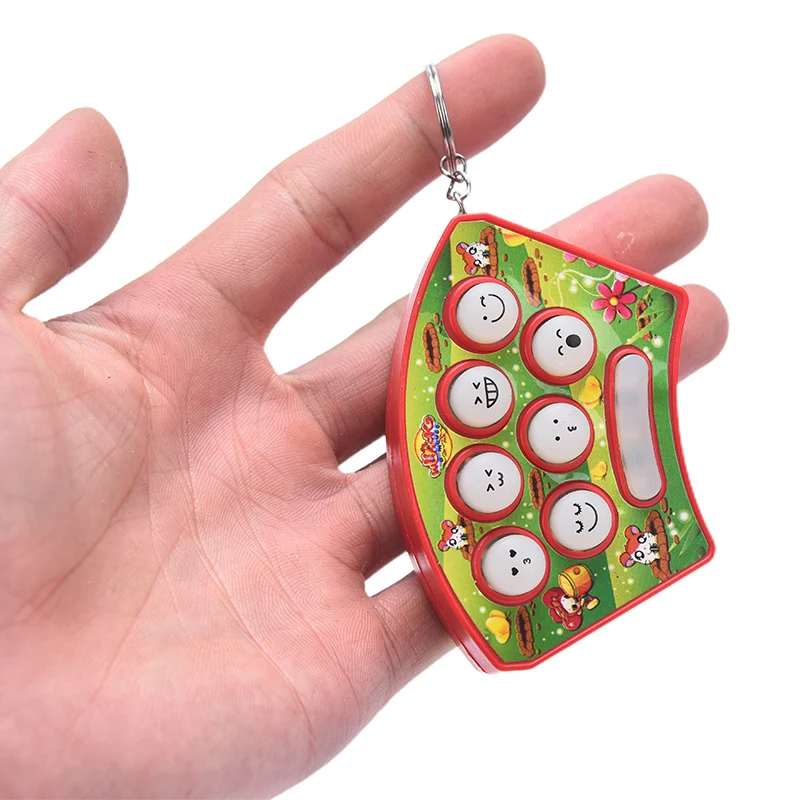 

Mini Console Game Machine Children's Handheld Nostalgic Portable Mini Hamster Game Machine Console Keychain Toys Backpack Decor