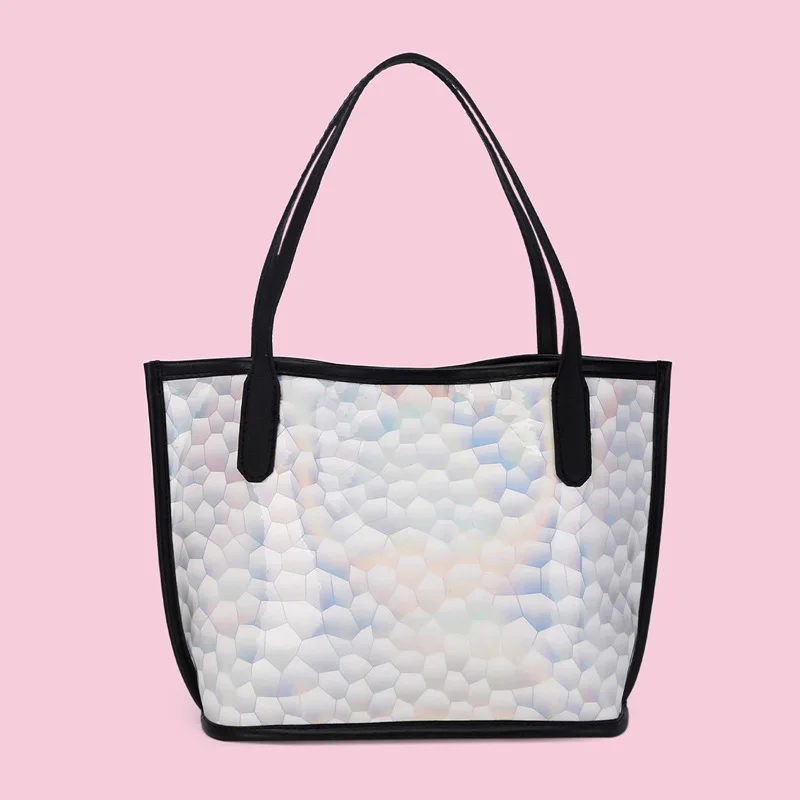 

2021 Women Korea Japanese College Style New Fashion Large Capacity Tote Bag Simple Shoulder Handbag Book Bag