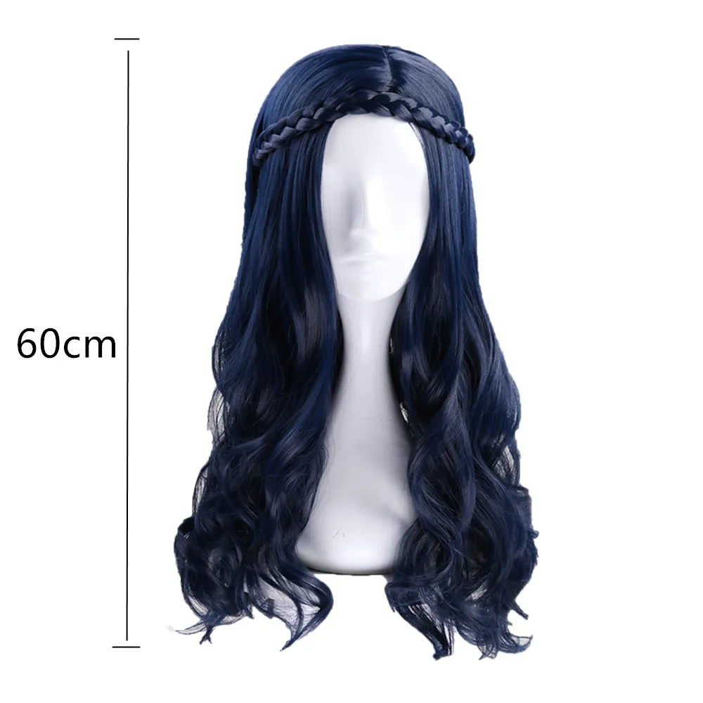 Mal изображением героев фильма наследники 3 Иви Косплэй фильм 2 темно синие длинные