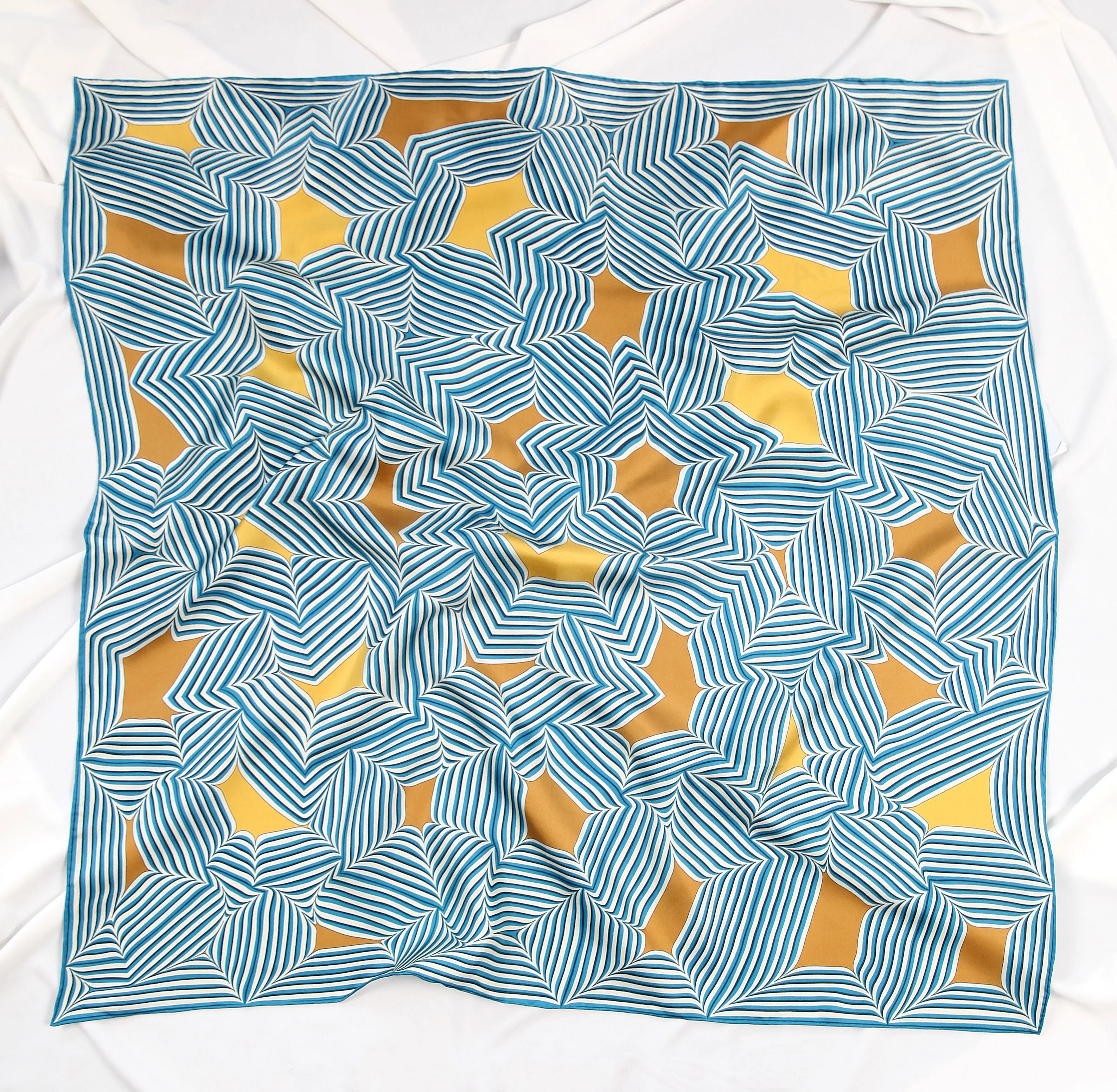 

ELEGANT HANDMADE BRAND 100%Twill Silk Scarf TWIC-70203