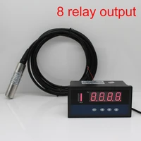 0 1m 2m 3m 4m 5m water level controller with water level sensor with 8 relay output with din power supply