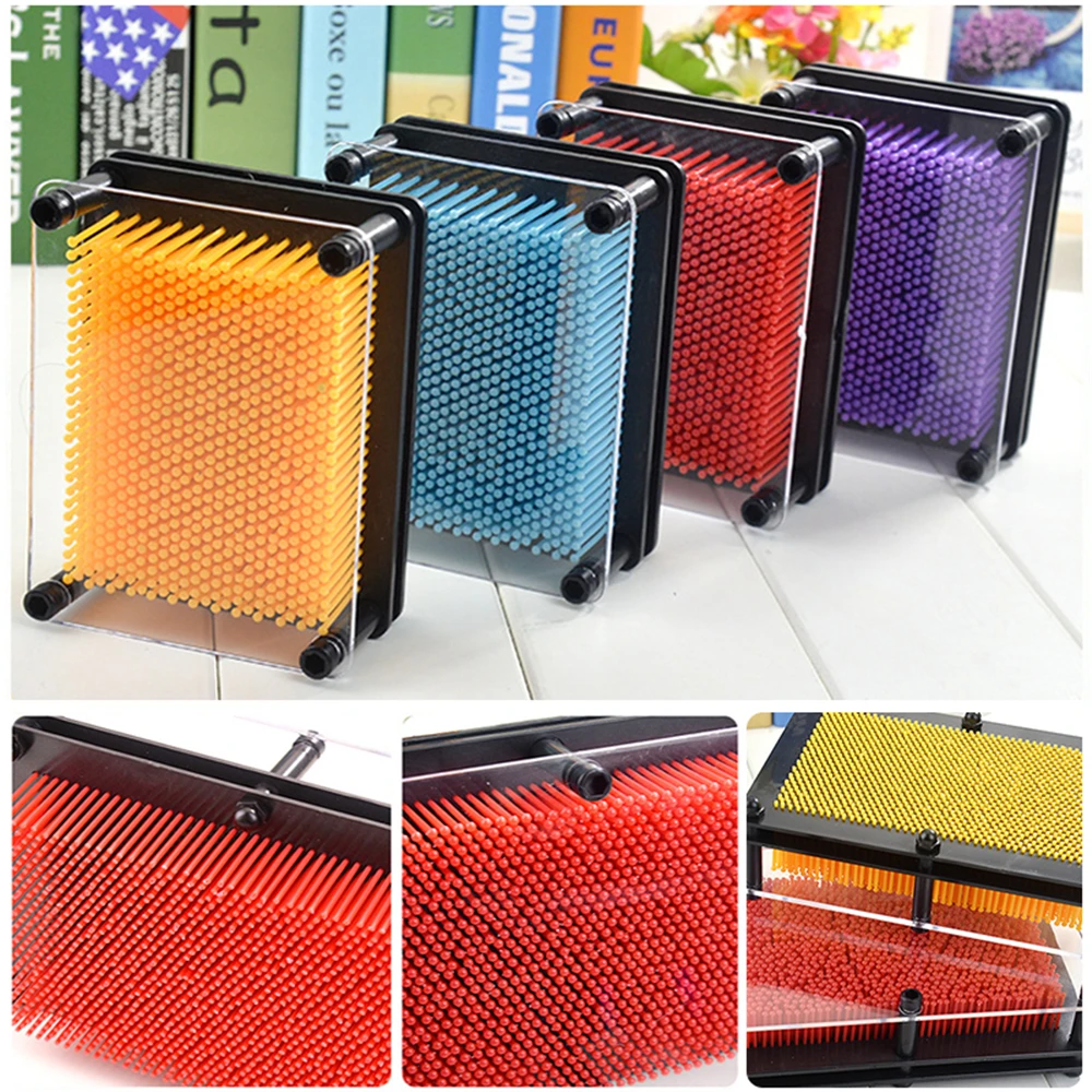 Волшебная 3D Ручная игла резьба Форма стерео фигурки жестов миниатюрные DIY Pin Art