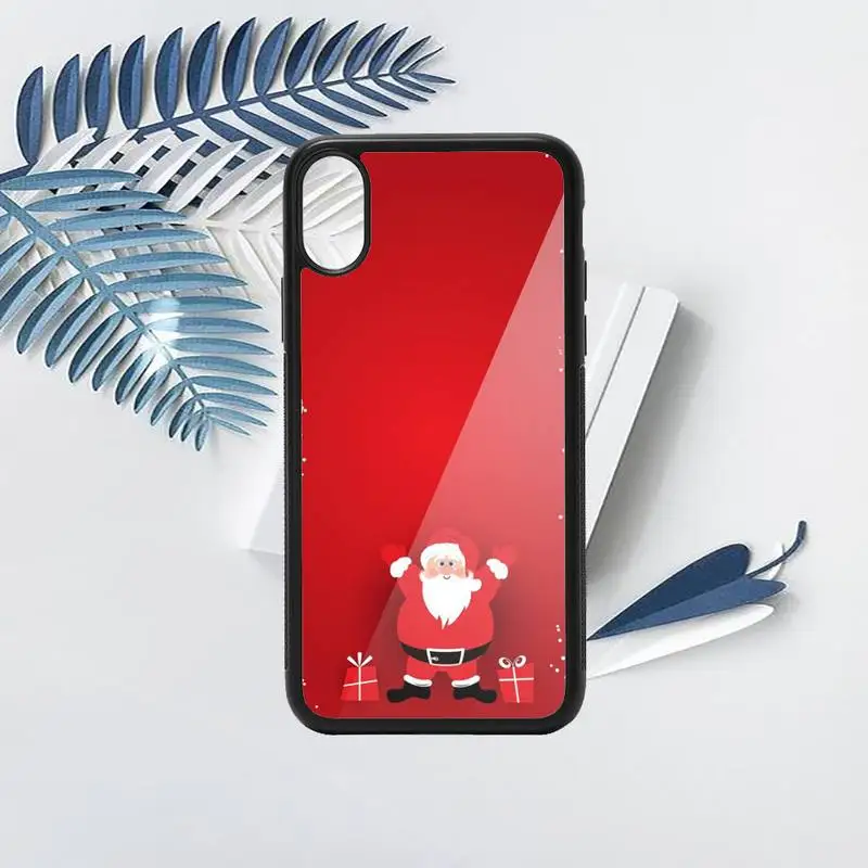 

Santa Claus Merry Christmas Phone Case PC for iPhone 11 12 pro XS MAX 8 7 6 6S Plus X 5S SE 2020 XR