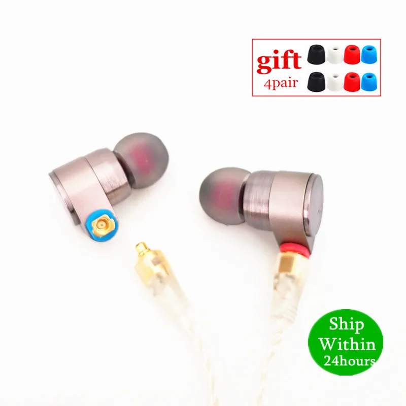 TINHIFI T2 наушники с двойным динамическим приводом HIFI бас DJ металлические вкладыши