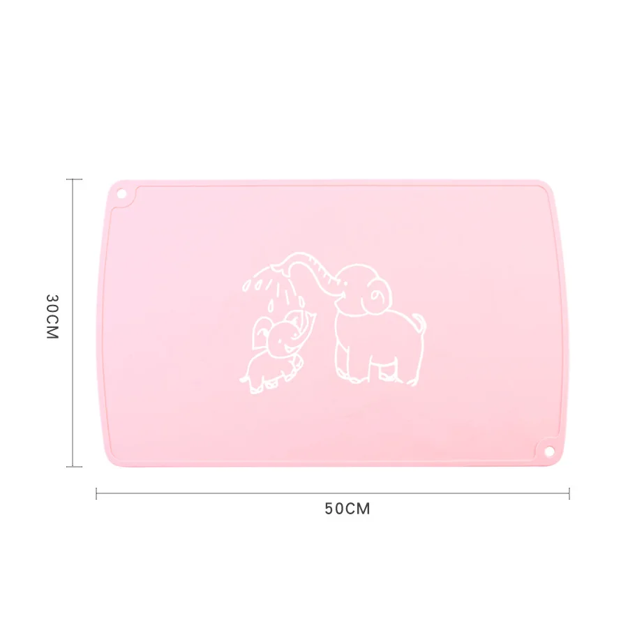 50*30 см детская изоляционная противень для еды пищевой мультфильм силиконовая