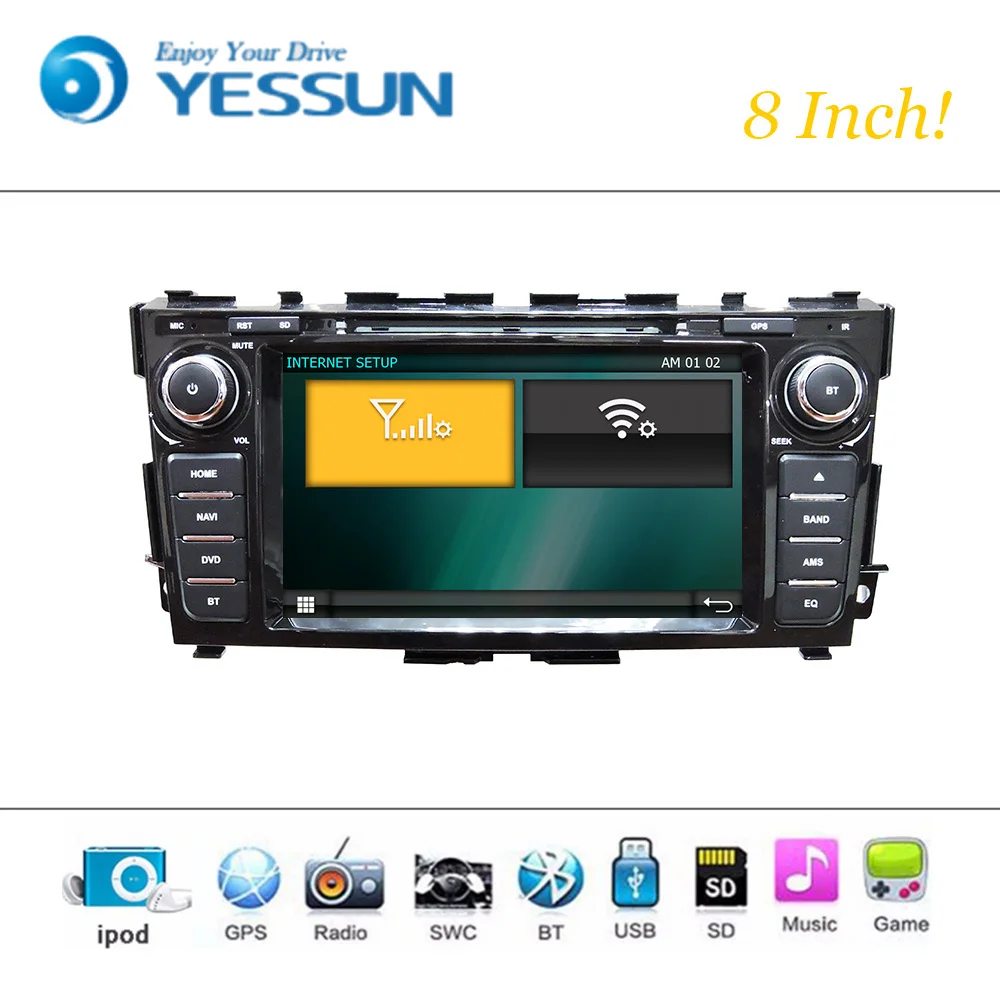 Автомобильный DVD плеер Wince система для Nissan Teana 2013 2015 Авторадио Стерео GPS навигация