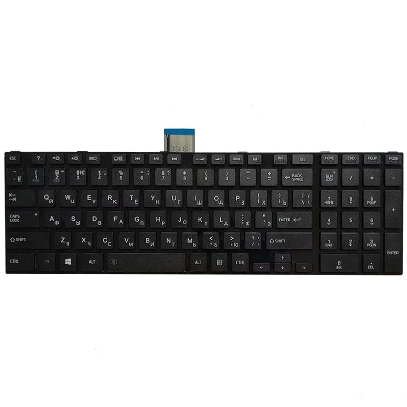 Новая русская клавиатура для ноутбука TOSHIBA SATELLITE L850 L850D P850 L855 L855D L870 L870D RU черная