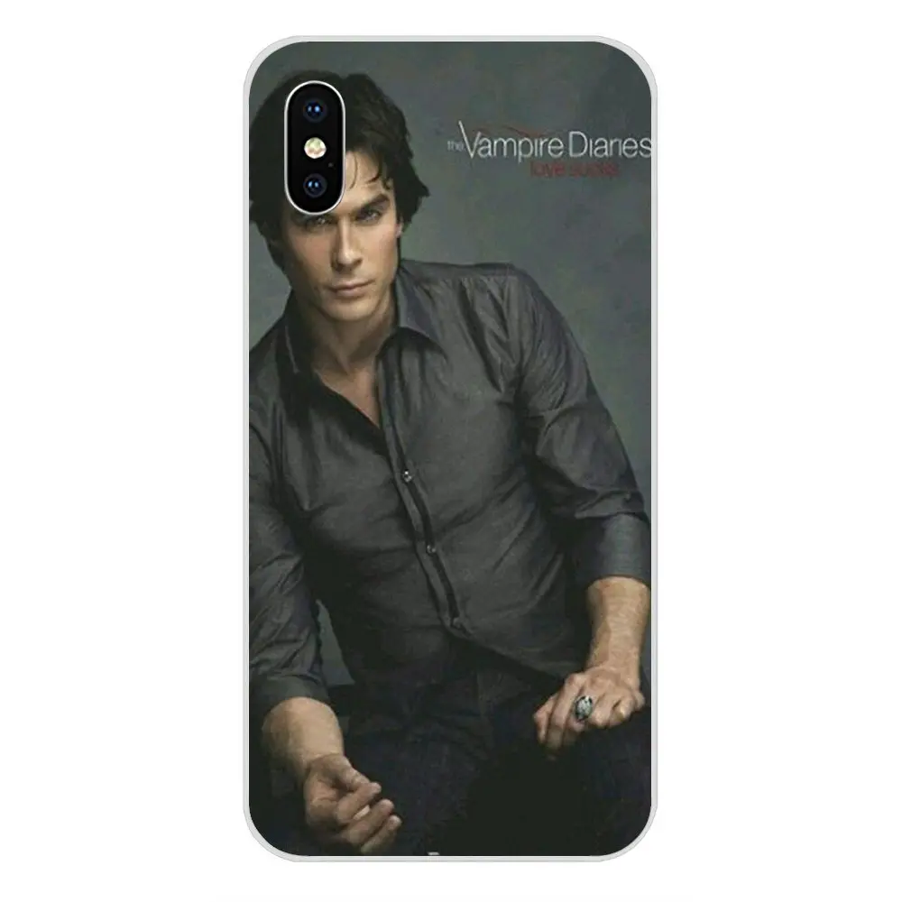 Дневники вампира Деймона милые мягкие чехлы для htc Desire 530 626 628 630 816 820 830 один A9 M7 M8 M9