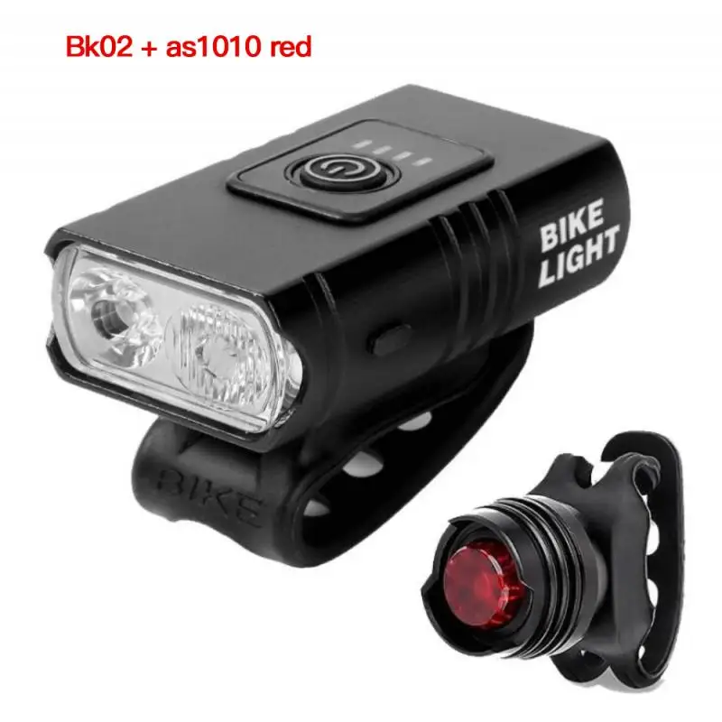 

400 Lumen USB Charging 1200mah Road Bike Light Light Warning Light Headlight Accesorios Cycling Flashlight bicicleta