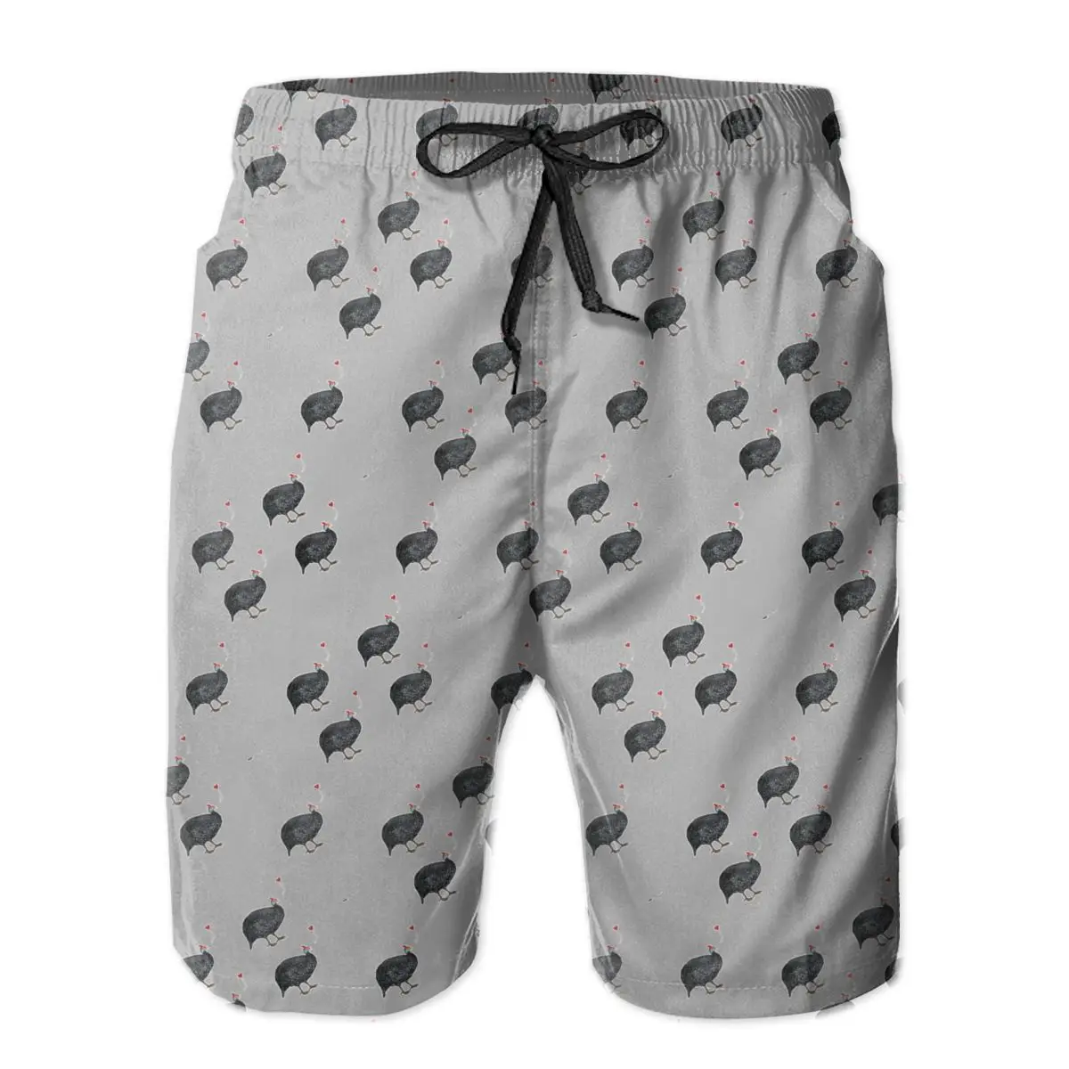 

R92 Loose Guinea Fowl Love Short Breathable Quick Dry Humor Male Shorts