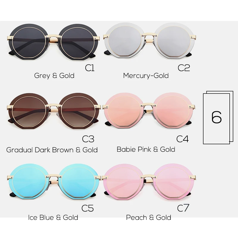 SORVINO футуристические большие круглые солнцезащитные очки 2020 для женщин и мужчин