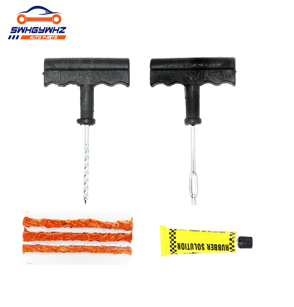 

Car Tire Repair Kit 6-Piece tyre repair kit car tubeless tire repair kit bike Motorcycle Battery puncture tire tool set