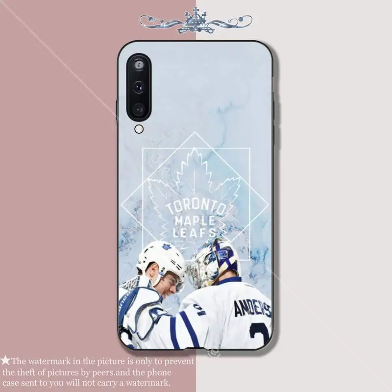 

YJYDNHBD Maple Leafs Team soft TPU black case cover for Samsung galaxy A01 A10 A31 A51 A71 A91 A10S A30S m20 coque