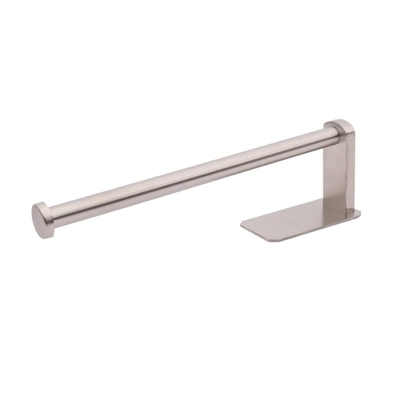 

HOT Kitchen Roll Paper Self Adhesive Wall Mount Toilet Paper Holder Stainless Steel Bathroom Tissue Towel Accessories Rack Holde