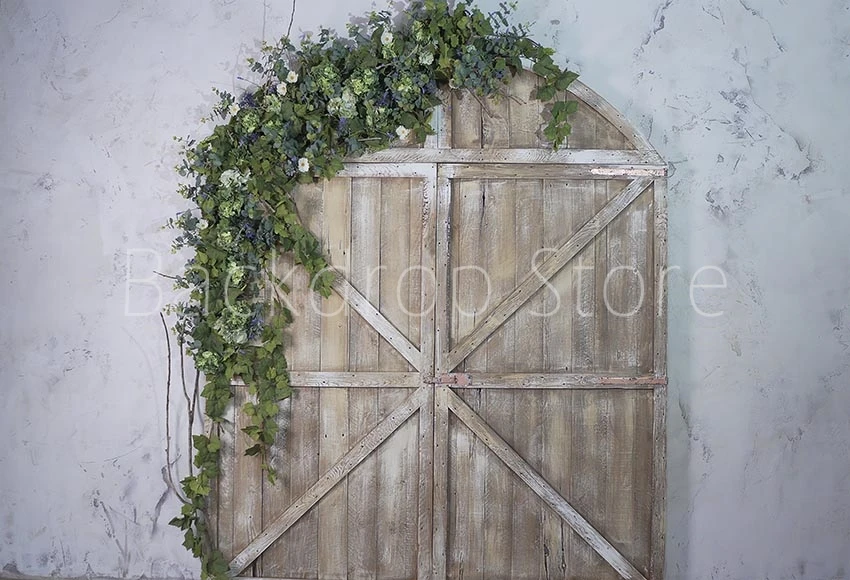 

Avezano Photography Background Birthday Party Banner Wooden Arch Backdrops For Photo Studio Photocall Photozone Decor Wallpaper