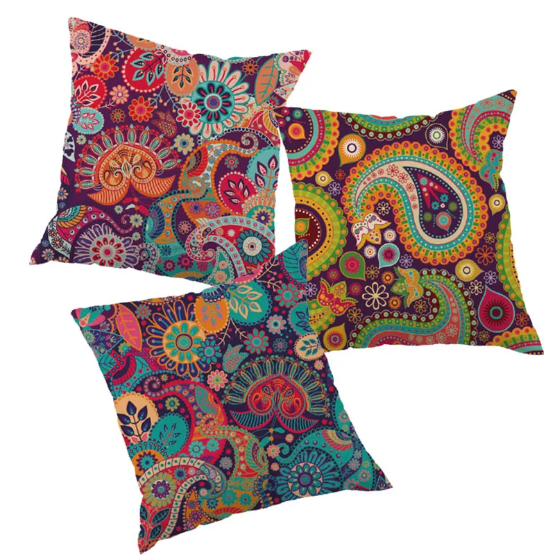 

geometry style decorative throw pillow case linen/polyester cushion cover creative decoration for home sofa