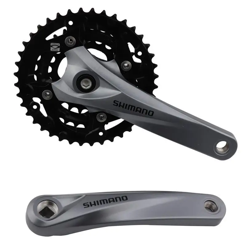 Kuulee Shimano FC-M3000-8 9/27 скоростной горный велосипед 9/27 скорость квадратное отверстие Chainwheel передний коленчатый набор