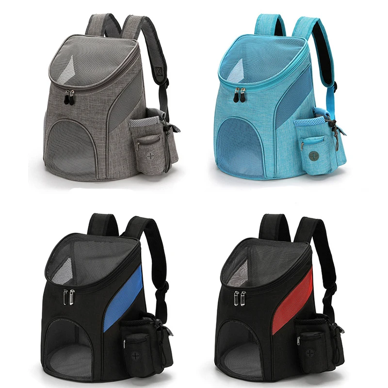 

Mesh Dog Bag Breathable Dog Portable Backpack Foldable Large Capacity Cat Carrying Bag Portable Outdoor Travel Pet Carrier