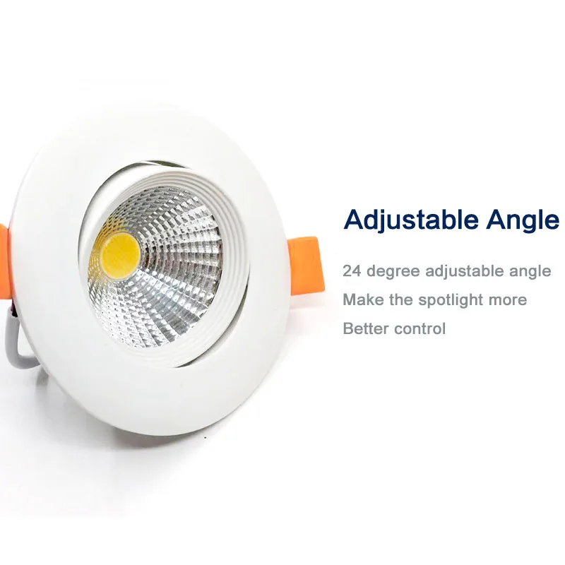 Led COB downlight Ceiling Spot Light 7w 220V 230V recessed ceiling Lights Indoor Lighting | Освещение
