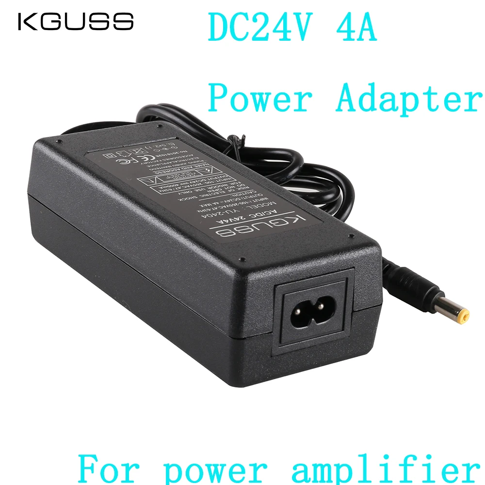 Адаптер питания KGUSS для усилителя мощности 24 В постоянного тока 4 а | Электроника