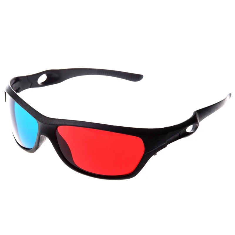 Red-blue / Cyan Anaglyph Simple style 3D Glasses movie game (Extra Upgrade Style) | Электроника
