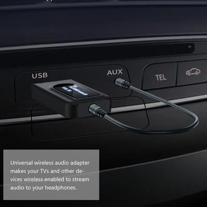 5 0 Bluetooth адаптер беспроводной ЖК дисплей USB приемник музыкальный аудио передатчик