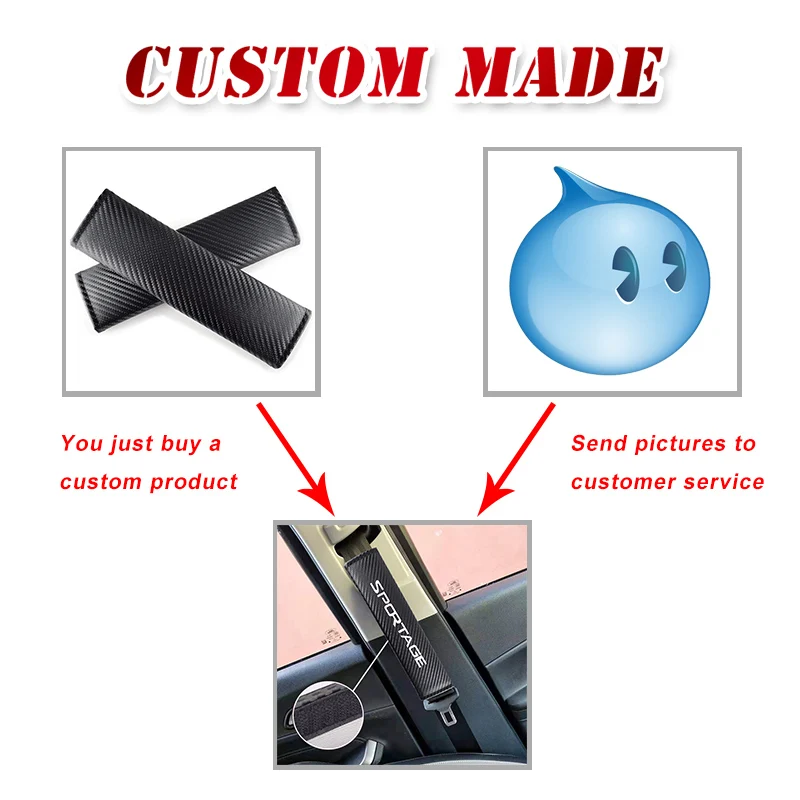

PU Leather Car Seat Belts Cover For Hyundai i30 Comfortable Auto Safety Belt Vehicle Padding Car Accessories Interior
