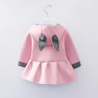 Модная куртка для маленьких девочек Детские рубашки с длинными рукавами, Толстовки Детская Весенняя верхняя одежда, пальто для девочек, кардиган для детей 3 лет, распродажа