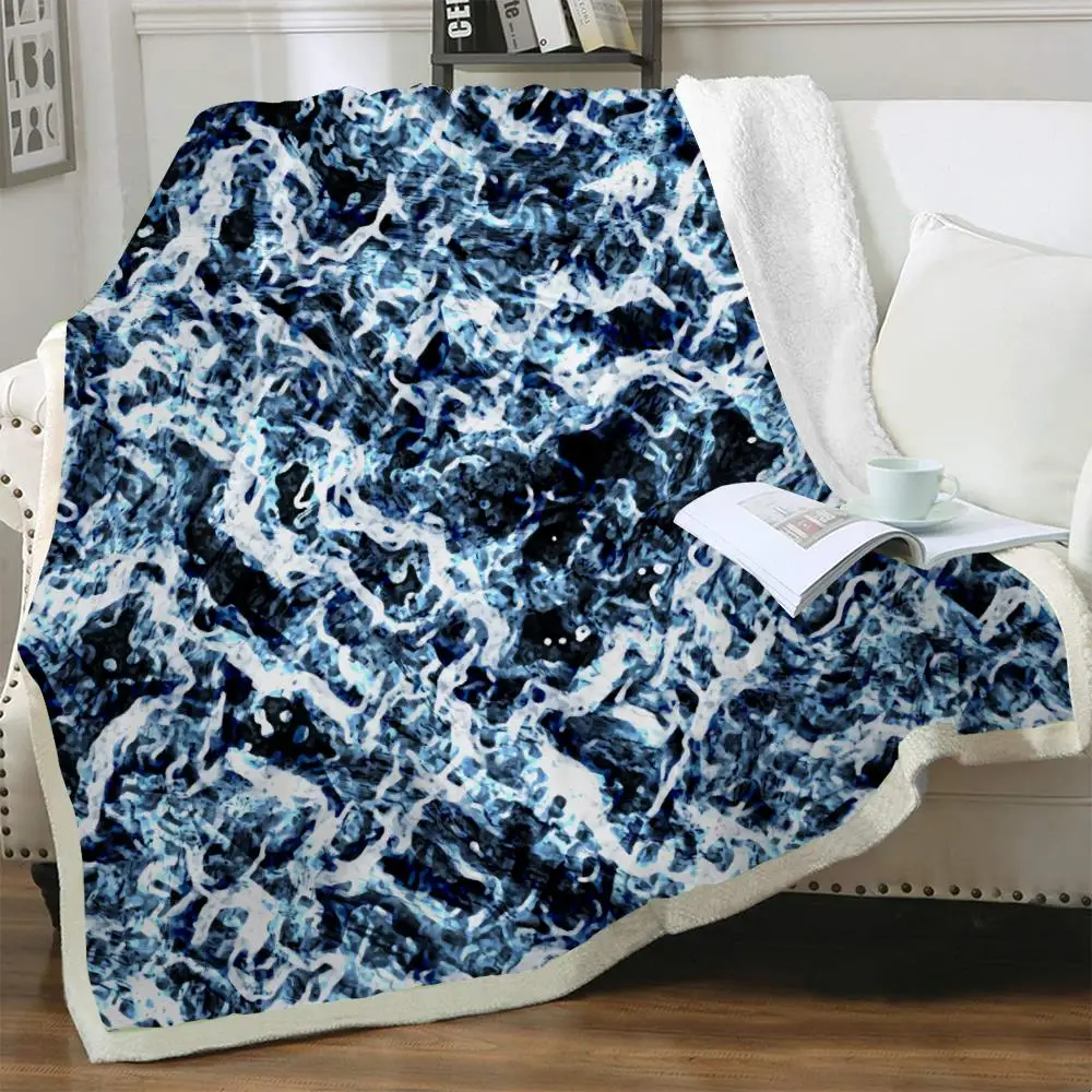 

NKNK Brank абстрактное одеяло s Психоделическое тонкое одеяло художественное плюшевое покрывало уличное одеяло s для кровати шерпа одеяло с жив...