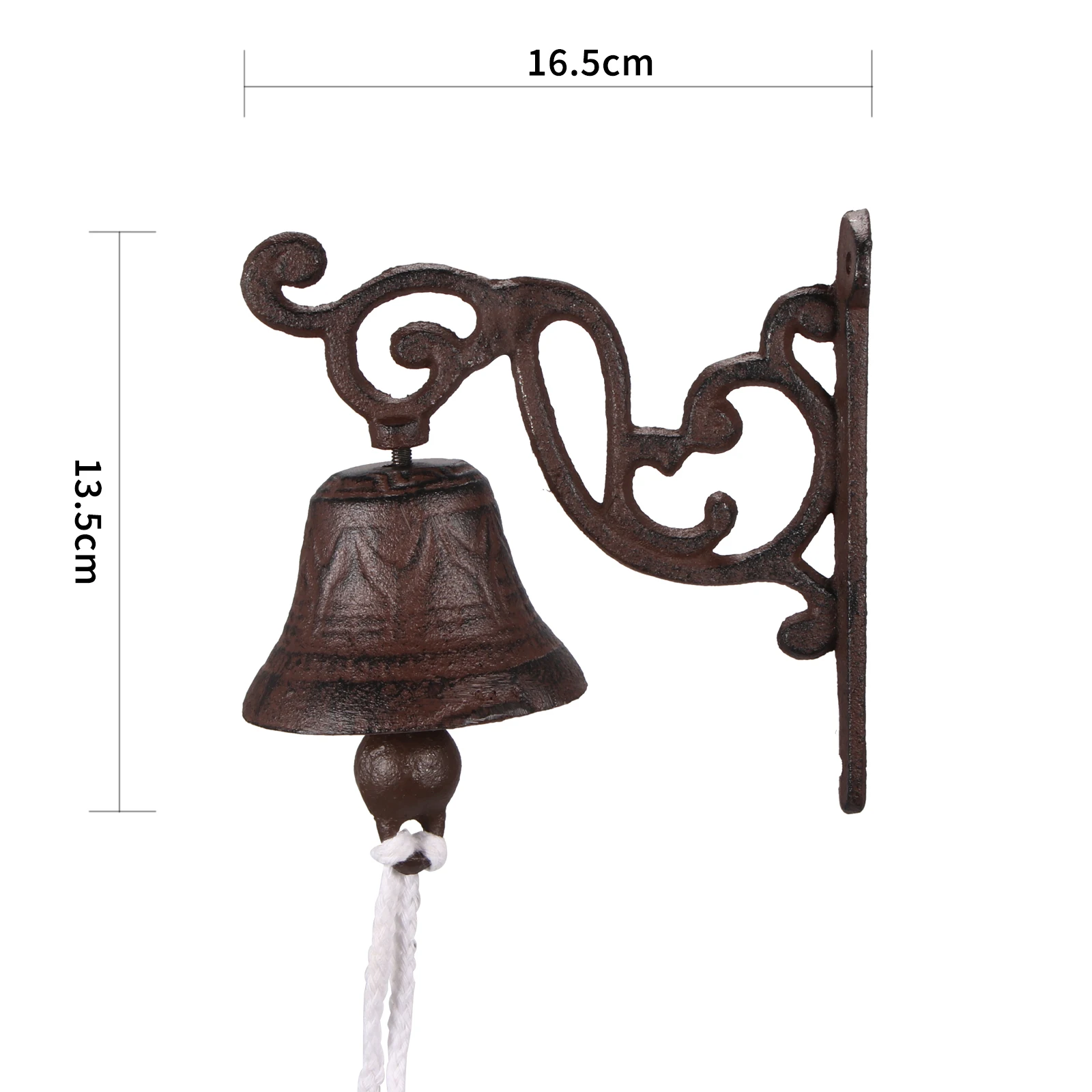 

Three-Dimensional Bird Welcome Doorbell Rustic Iron Love Birds Door Bell American Country Style Garden Wall Decoration