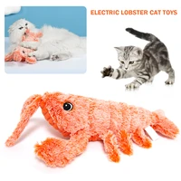 flopping lobster pet electric jumping toy shrimp moving simulation lobster plush toys creative pet dog cat interactive pet toys