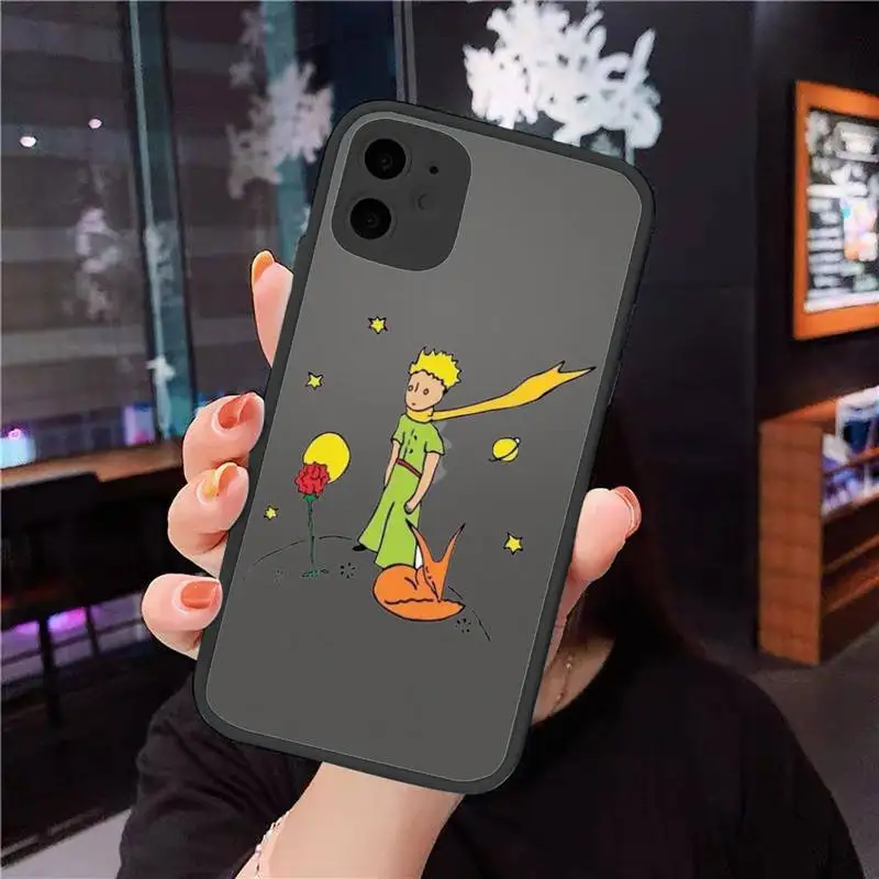 

Little Prince Phone Cases matte transparent For iphone 7 8 11 12 plus mini x xs xr pro max cover