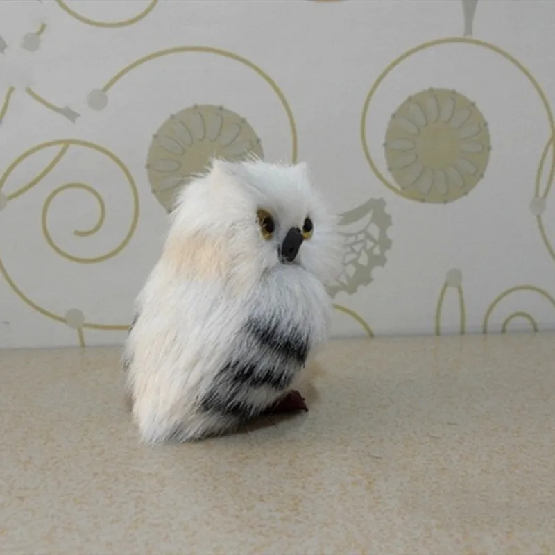 Creative Cute Owl Plush Toys Accessories Kids Gift Handmade Crafts Collection Office Decoration Miniature Figurines | Дом и сад