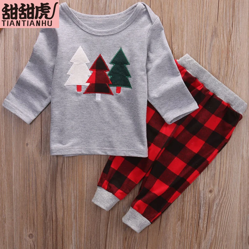 НОВАЯ РОЖДЕСТВЕНСКАЯ Одежда для маленьких девочек и мальчиков новогодний костюм