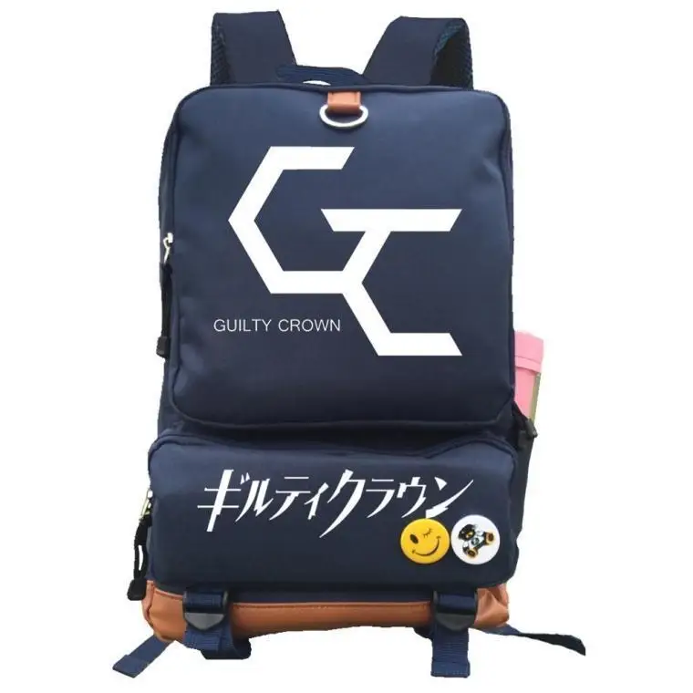 

Anime Guilty Crown GC School Bags Laptop Backpacks Men Cartoon Rucksack Students Notebook Schoolbag Package