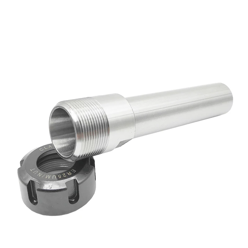 C25 ER25UM 100L 150L Length Collet Chuck Holder UM type nuts collet CNC Extension Rod Straight Shank on - Держатель патрона для цанг C25 ER25UM 100L 150L с удлинителем ЧПУ с прямым хвостовиком типа UM.