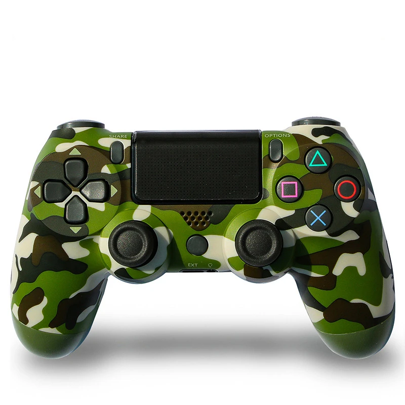 green camouflage Bluetooth беспроводной джойстик для sony PS4 геймпады контроллер подходит консоль для Playstation 4 геймпад Dualshock 4 геймпад для PS3 - Цвет: green camouflage