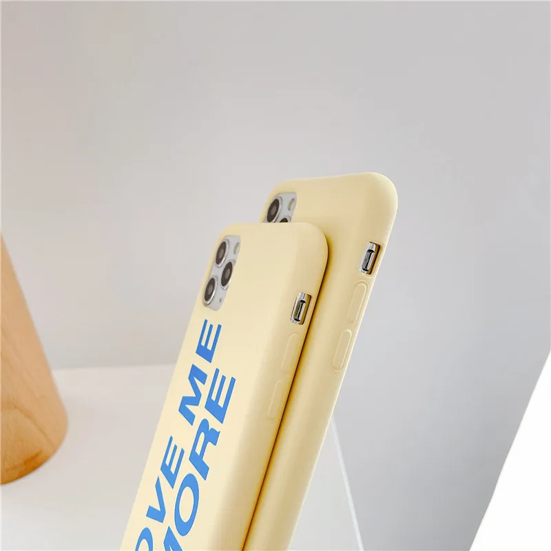iPhone 7 Plus phone Case Wind English Lettered Simple Cute 11 Pro Max Silicone Apple X MAX XR XS 8 accessories | Мобильные телефоны