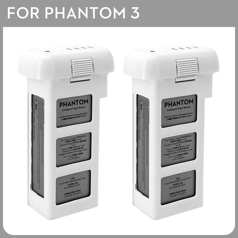 DJI Phantom 3 Аккумулятор 2 шт 4500 мАч до 23 минут для DJI Phantom 3 Advanced/Professional/standard/4 k SE серии Drone