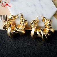 sunny jewelry 2021 new fashion copper hoop earrings for women hollow large style high quality for wedding party gifts trendy