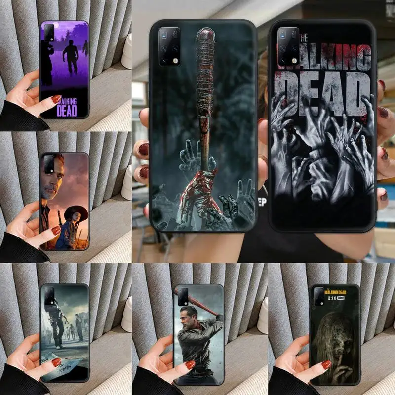 

The Walking Dead Phone Case for Samsung S6 S7 S8 S9 S10 edge plus S10 5G S20 S21 S30ultrs 5G Fundas Cover