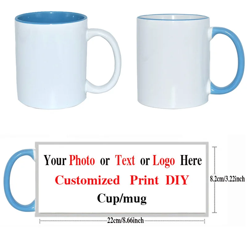 2 стиля кофейная кружка на заказ/DIY картинка/текст/кружки с логотипами круглая