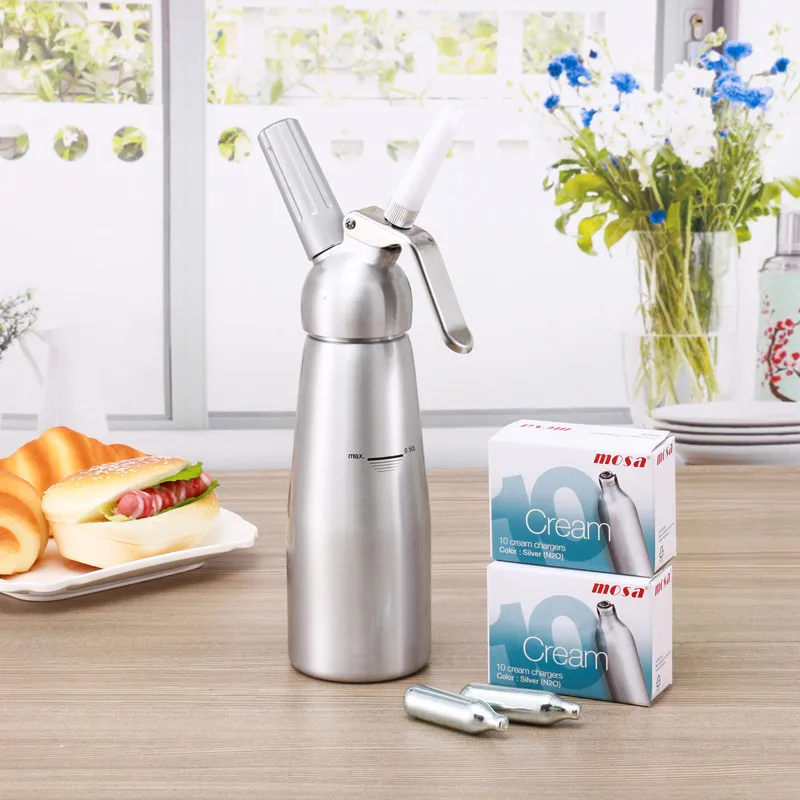 

Aluminum Cream Cream Ice Cream Flower Oil Gun Professional Cream Foamer Fancy Coffee Silk