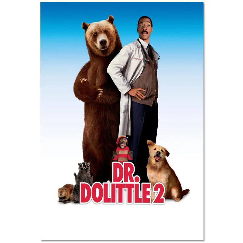 Персонализированный постер с доктором долтлом домашний декор модный тканевый